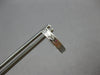 .35CT DIAMOND 18K WHITE GOLD ROUND FILIGREE SQUARE FLORAL HUGGIE EARRINGS #28013