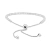 ESTATE 1.50CT DIAMOND 14KT WHITE GOLD 3D CLASSIC BOLO ADJUSTABLE TENNIS BRACELET