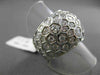ESTATE LARGE 2.05CT DIAMOND 18KT WHITE GOLD 3D ETOILE MULTI HEXAGON FUN RING