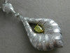 ESTATE EXTRA LARGE 3.75CT WHITE & FANCY YELLOW DIAMOND 14KT 2 TONE GOLD PENDANT