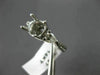 ESTATE .40CT DIAMOND 14KT WHITE GOLD 3D FILIGREE SEMI MOUNT ENGAGEMENT RING #937