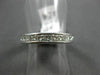 ESTATE 2.35CT PRINCESS DIAMOND 14K WHITE GOLD 3D ETERNITY ANNIVERSARY RING #1350