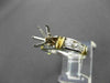 ESTATE .80CT DIAMOND 14KT WHITE & YELLOW GOLD SEMI MOUNT ENGAGEMENT RING #17364