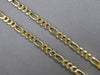 ESTATE LARGE .40CT DIAMOND 14KT YELLOW GOLD 3D CRUCIFIX CROSS MENS NECKLACE