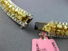 ESTATE LARGE 51.48CT WHITE & FANCY YELLOW DIAMOND 18KT TWO TONE GOLD 3D NECKLACE