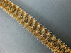 ESTATE WIDE 11.12CT WHITE & PINK DIAMOND 18KT WHITE & ROSE GOLD TENNIS BRACELET