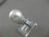 ESTATE DIAMOND 14MM SOUTH SEA PEARL 14KT WHITE GOLD FANCY COCKTAIL RING VS #2670
