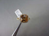 ESTATE WIDE 3.79CTW AAA CITRINE & DIAMOND 18KT YELLOW GOLD RING