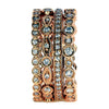 LARGE 1.11CT DIAMOND 18KT ROSE GOLD FILIGREE MILGRAIN STACKABLE ANNIVERSARY RING