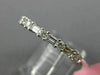 ESTATE 1.21CT ROUND & BAGUETTE DIAMOND 18KT WHITE GOLD ETERNITY ANNIVERSARY RING