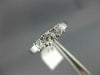 .64CT DIAMOND 14KT WHITE GOLD 3 STONE PAST PRESENT FUTURE ENGAGEMENT RING #1569