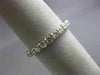 ESTATE 1.25CT ROUND DIAMOND 14KT WHITE GOLD 3D ETERNITY WEDDING ANNIVERSARY RING