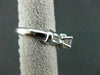 ESTATE .56CT DIAMOND 18KT WHITE GOLD SOLITAIRE ENGAGEMENT RING BEAUTIFUL! #4219