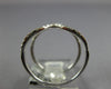 ESTATE LARGE .50CT DIAMOND 18KT WHITE GOLD 3D CLASSIC ANCHOR LOVE RING