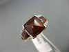 ESTATE 9.28CT DIAMOND & AAA GARNET 14K WHITE GOLD 3D PYRAMID COCKTAIL RING #2040