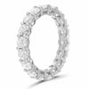 ESTATE LARGE 3.32CT DIAMOND 14KT WHITE GOLD 3D ROUND ETERNITY ANNIVERSARY RING