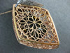 EXTRA LARGE 76.83CT DIAMOND & AAA SMOKEY TOPAZ 14K ROSE GOLD 3D FILIGREE PENDANT
