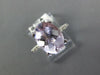 3.84CT DIAMOND & AAA LIGHT AMETHYST 14KT WHITE GOLD OVAL & ROUND FRIENDSHIP RING