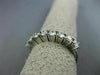ESTATE .53CT DIAMOND 14KT WHITE GOLD SEMI ETERNITY WEDDING ANNIVERSARY RING #362