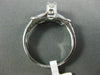 ESTATE .73CT ROUND & OVAL DIAMOND 14KT WHITE GOLD CLASSIC ENGAGEMENT RING #25939