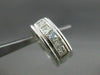 ESTATE 1.26CT DIAMOND 5 STONE PLATINUM CHANNEL MENS ANNIVERSARY RING F/VS #18705