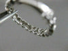 ANTIQUE DIAMOND FILIGREE ETERNITY HEART 14K W GOLD ANNIVERSARY RING FG VVS 18152