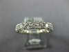 .93CT DIAMOND 18KT WHITE GOLD 3D ROUND MULTI HEART 3/4 ETERNITY ANNIVERSARY RING