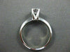 ESTATE .41CT DIAMOND PLATINUM SOLITAIRE ENGAGEMENT RING E SI JUST AMAZING #19334