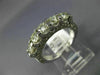 ESTATE 1.93CT DIAMOND 18K WHITE GOLD 3D FIVE STONE DOUBLE SIDED ANNIVERSARY RING