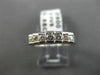 ESTATE .55CT DIAMOND 14KT WHITE GOLD 3D ROUND PYRAMID ANNIVERSARY RING #16535