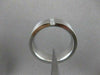 ESTATE WIDE SQUARE DIAMOND 14K WHITE GOLD MENS WEDDING RING 7MM SIZE 9.75 #17166