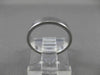 ESTATE 14KT WHITE GOLD PLAIN CLASSIC WEDDING ANNIVERSARY BAND RING 3mm #23231