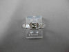 ESTATE .36CT DIAMOND 14KT WHITE GOLD 3 STONE SEMI MOUNT ENGAGEMENT RING #18608