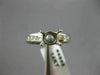 ESTATE .77CT DIAMOND 14KT WHITE GOLD 3D ROUND SEMI MOUNT ENGAGEMENT RING #9885