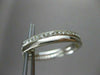 ESTATE WIDE .50CT DIAMOND HOOPS 14KT WHITE GOLD EARRINGS F/G VVS BEAUTIFUL #1439