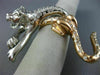 EXTRA LARGE 2.65CT DIAMOND 18KT WHITE & ROSE GOLD ETOILE TIGER THREE FINGER RING