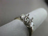 ESTATE .40CT DIAMOND 14KT W PAST PRESENT FUTURE SEMI MOUNT ENGAGEMENT RING #432