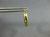 ESTATE SMALL 14KT YELLOW GOLD 3D CLASSIC HOOP EARRINGS #25146