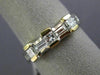 ESTATE WIDE .85CT DIAMOND 14KT TWO TONE GOLD WEDDING ANNIVERSARY LOVE RING #7007