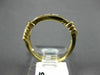 ESTATE .60CT DIAMOND 14KT YELLOW GOLD 3D SIX STONE ROUND ANNIVERSARY RING #5695