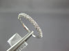 ESTATE .33CT DIAMOND 18KT WHITE GOLD 3D ROUND 2mm SEMI ETERNITY ANNIVERSARY RING