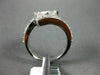 ESTATE 1.0CT ROUND DIAMOND 14KT WHITE GOLD 3D TWO STONE CRISS CROSS LOVE RING