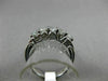 ESTATE .75CT DIAMOND 14K WHITE GOLD 3D FIVE STONE LOVE WEDDING ANNIVERSARY RING