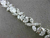 ESTATE CERTIFIED 22.75CT DIAMOND PLATINUM HANDCRAFTED CHOKER TENNIS NECKLACE D/E