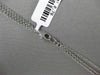 ESTATE .78CT ROUND DIAMOND 14KT WHITE GOLD MULTI STRAND LARIAT HANGING NECKLACE