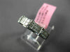ESTATE .66CT DIAMOND 18KT WHITE GOLD ROUND & PRINCESS INVISIBLE ANNIVERSARY RING