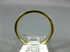 ESTATE .33CT DIAMOND 14KT YELLOW GOLD 3D CHANNEL COMFORT FIT ANNIVERSARY RING