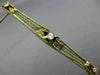 ANTIQUE LARGE .4CT OLD MINE DIAMOND 14K YELLOW GOLD FILIGREE VICTORIAN PIN 26164