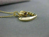 ESTATE .50CT MULTI GEM 14KT YELLOW GOLD OPEN HEART LOVE PENDANT  #18304