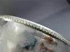 ESTATE WIDE .90CT DIAMOND 14KT WHITE GOLD HAMMERED FLEXIBLE CUFF BANGLE BRACELET
